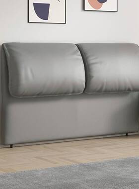 新款头软包靠背20床21395简约现代奶油风靠背床轻奢卧室头单买