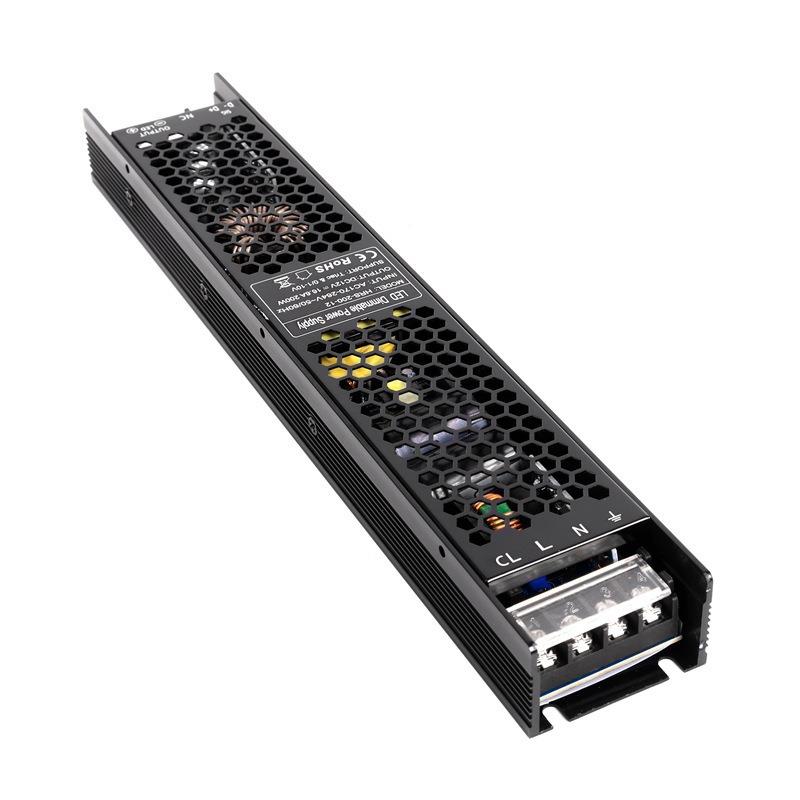 置48V300W磁吸轨894道0灯外可控硅-内10v室二合一恒压调光电源