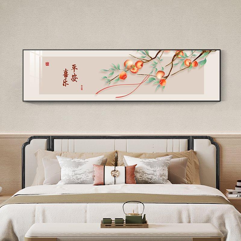 喜上梢卧室装饰眉画新式寓意好卧的客厅壁画AALB-XZS大中气主床头