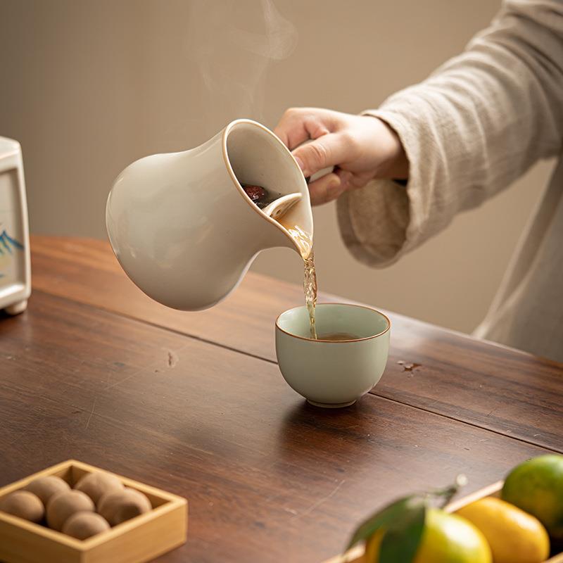 电tssc0010陶炉德化陶瓷日提梁壶侧把煮壶茶壶茶烧水壶泡茶煮器围