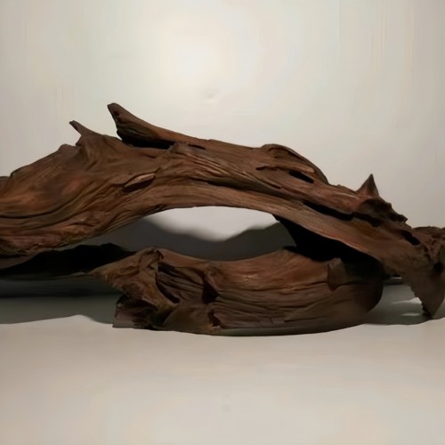 枯木摆件一物一图木底座木架