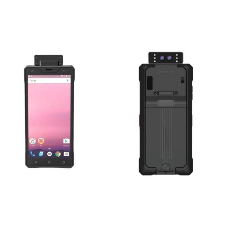 双目识别手持机安卓RFID身份证识别NFC工地考勤一二维扫码手持pda