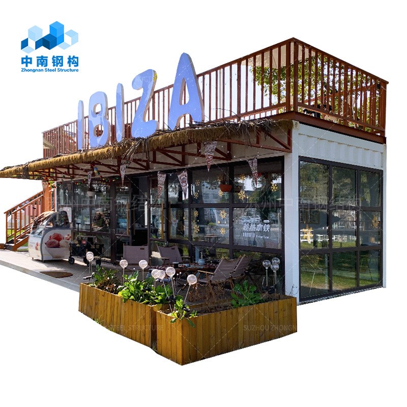 集装箱住宅拼装模块化民宿装配式房屋 可拆卸移动铁皮房成品房