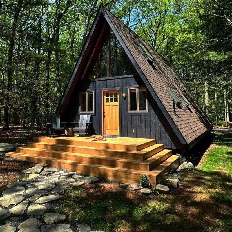 厂家可移动木屋别墅移动小型木房子生态景观小别墅设计