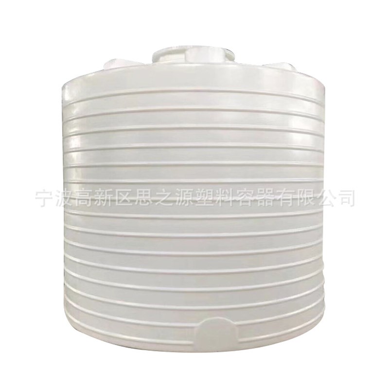 圆形能储存5吨水的PE加厚塑料水箱五立方塑胶水桶5000L水罐水塔