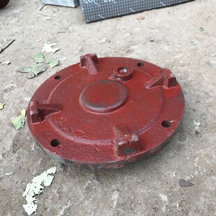 泵底QY油浸式三相潜水泵底盖 3KW4千瓦双轴承205泵底 凸下盖端盖