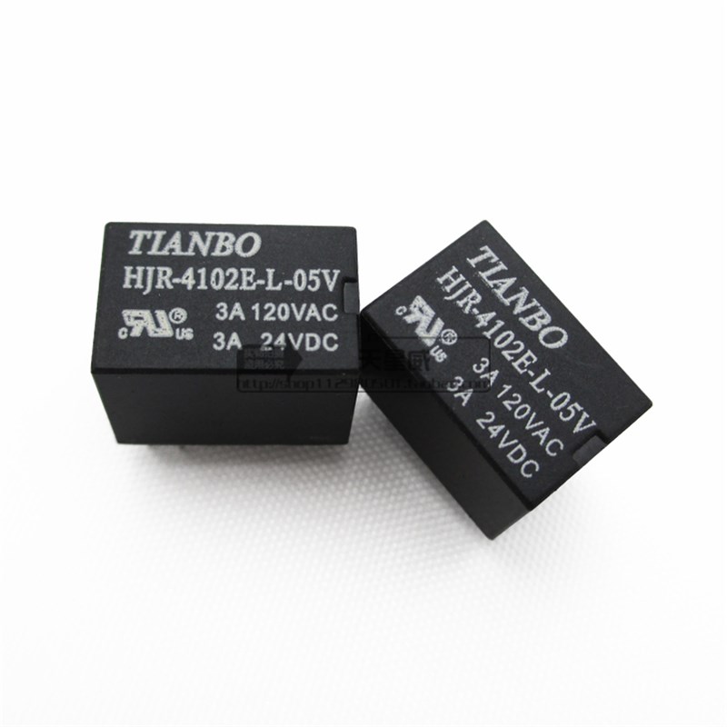 原装TIANBO天波继电器HJR-4102E-L-05V 3A125VAC 3A24VDC!