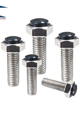 不锈钢带聚氨酯止动螺栓缓冲器止动螺丝SUSRTH4/5/6-20/25/30/40