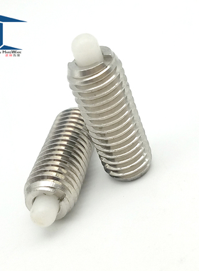 ZAP08超重载型不锈钢尼龙销定位伸缩销 弹簧柱塞 顶料销PJXK3 4 5