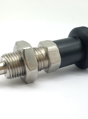 旋钮柱塞SMXAS6 8 10 12 SMXKS 不锈钢尼龙头粗牙复位弹簧分割销