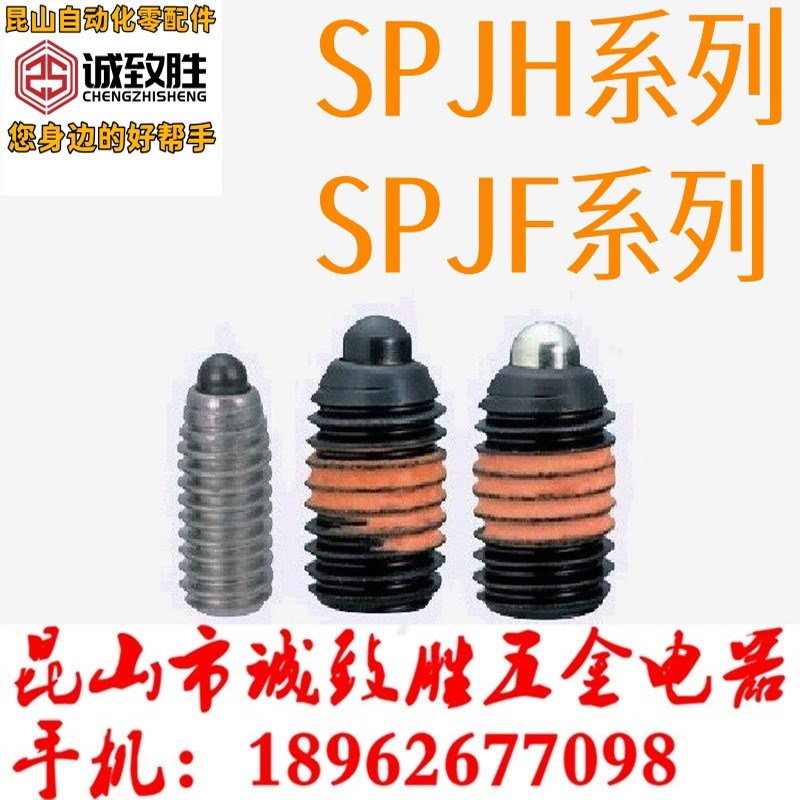 SPJH/SPJF3/4/5/6/8/10/12/16 短型弹簧柱塞