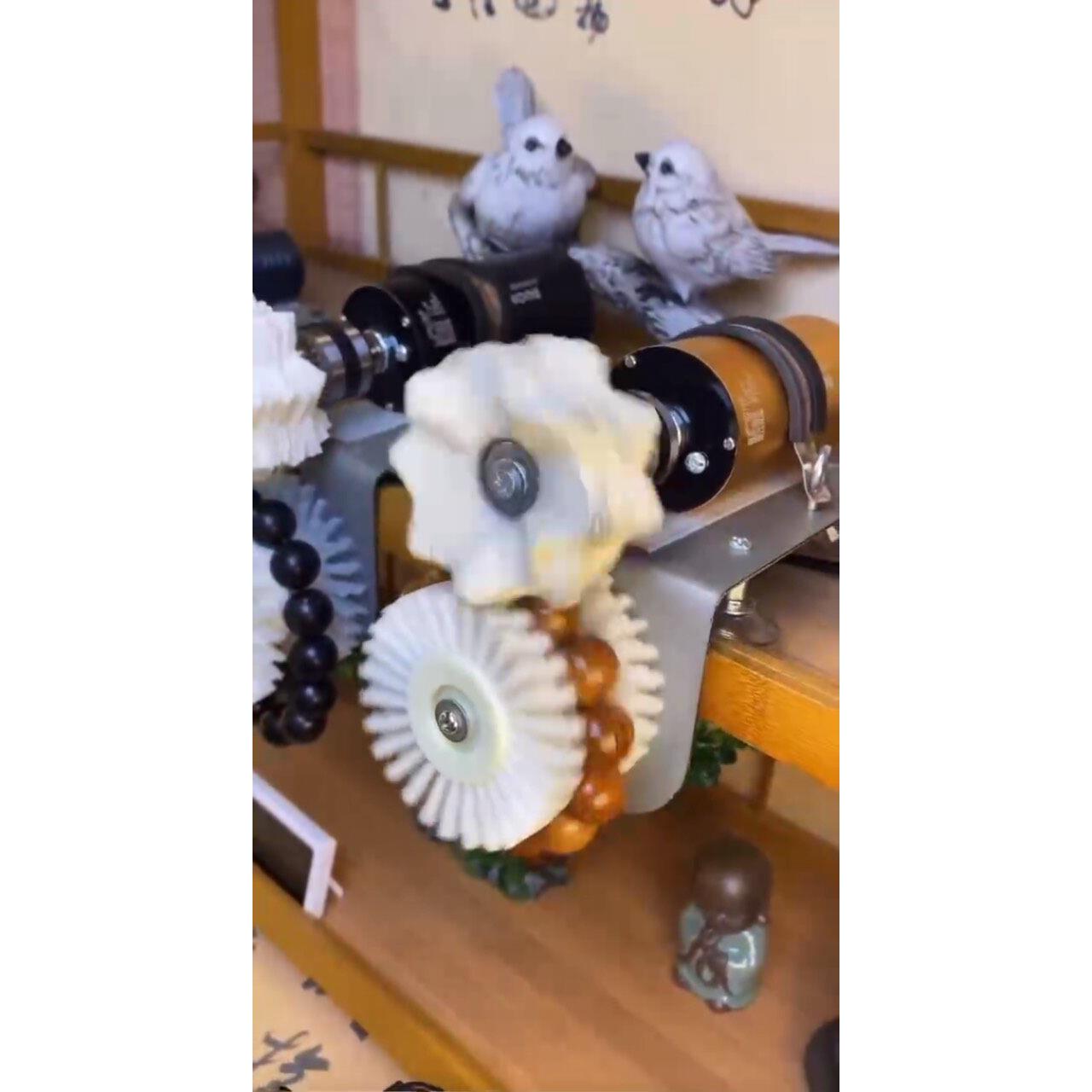 全新 文玩电动刷小金刚核桃橄榄清理打底包浆盘珠机器万毛刷菩提