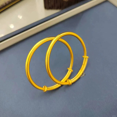 金店同款沙金饰品古法传承手镯