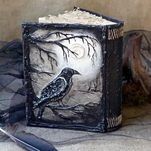 手账本克苏鲁浮雕魔法笔记本子立体手帐复古日记本A5活页本礼物