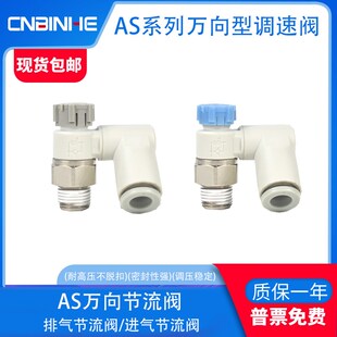 AS万向节流阀AS1301F调速阀AS2301F 08S AS3301F