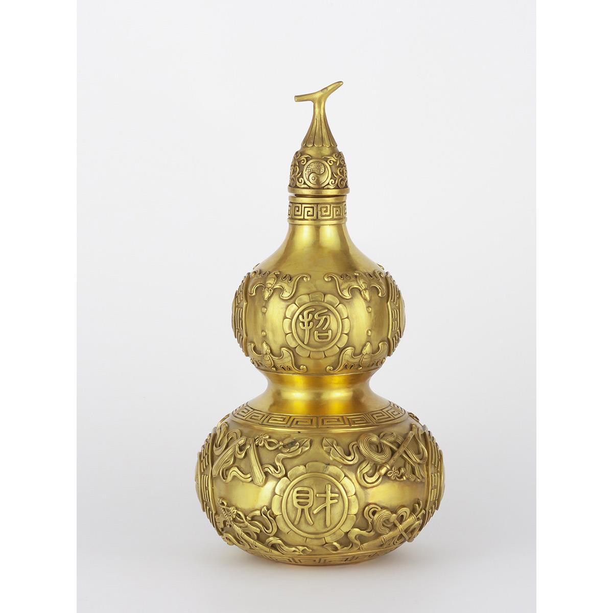 纯黄铜葫芦摆件家居饰品摆件铜葫芦办公室装饰品铜葫芦工艺品摆件