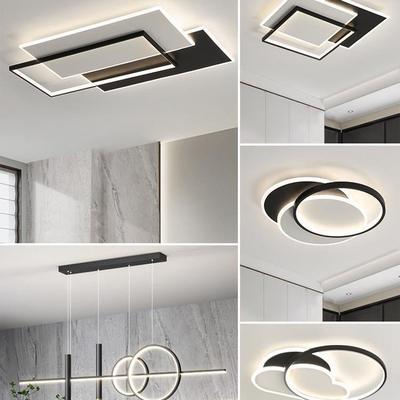 厅吸顶2025年新款全光谱中LM3392山客灯灯具现代简约创意极简全套