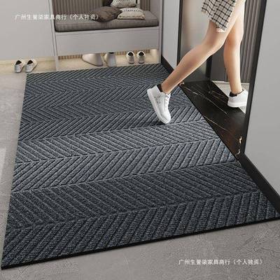 纯入色户门外地垫耐面脏家用门外脚垫进门大积子大门口防滑DFK地