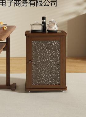 烧壶一体茶泡边柜EGC茶桌边柜移动茶柜茶台办公水室茶具置物柜水