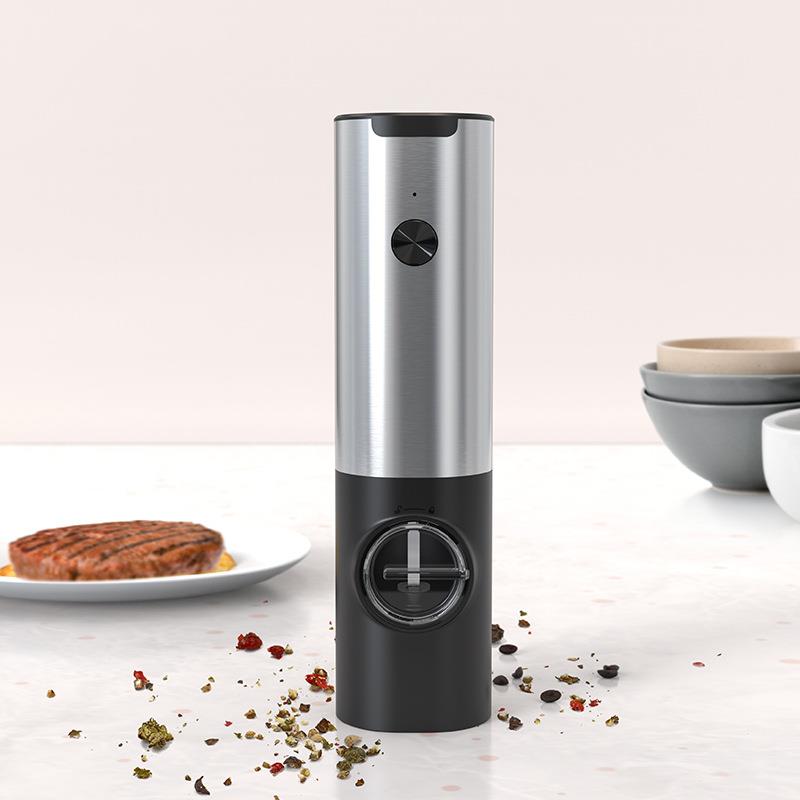 无品牌/胡椒磨研磨器力应式自动重源工厂海盐胡感椒电动跨充境电