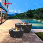 火饰欧式 户造景酒精火取暖真装 饰壁炉ABH桌民宿装 篝炉花园庭外院