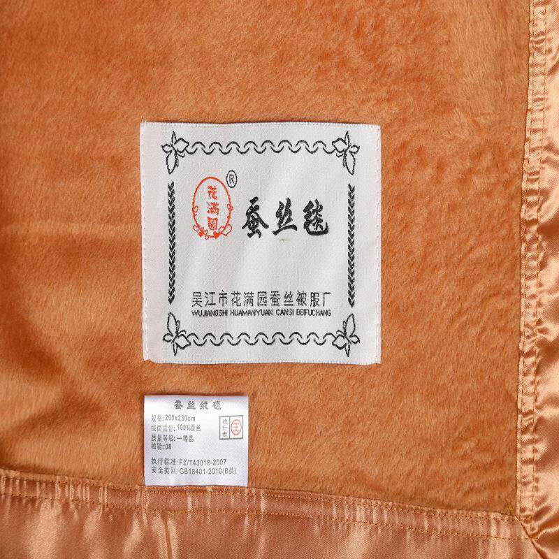 厂家直销蚕毯春夏丝蚕毯子桑加厚双丝面纯蚕丝毯无品牌/子毛毯