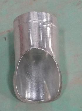 镀锌型管马鞍套件镀锌白铁螺度旋管道变径管马鞍50545马马鞍90度T