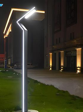 L户外太阳能庭灯公园绿化ED圆形柱广场院区ST-TYD02防水型材小铝7