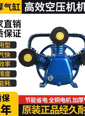 空压机机头高压工业机双活缸泵三缸打气泵配件塞5机压缩LIP机头7.