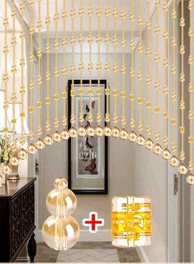 珠帘F9657TH6隔断水晶帘子门关所帘用玄厕屏风厨房葫芦客厅门对家