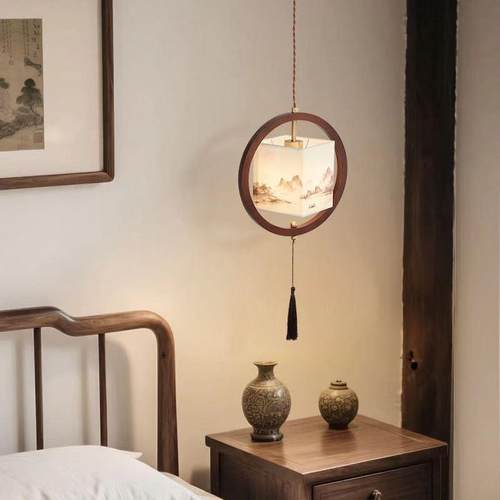 复2025代新款宋美新中式中古风卧室床头吊灯吧台玄关过837学道古