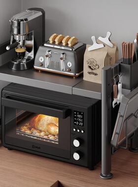 德国可伸缩加厚微家cf02波多炉置物架用厨房能台功面烤箱多层收纳