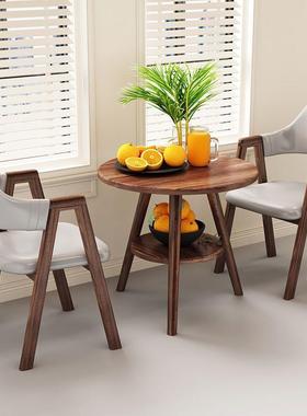 阳台茶桌椅组合洽谈小圆桌组茶二几桌子子一桌椅NTW套椅装休闲桌