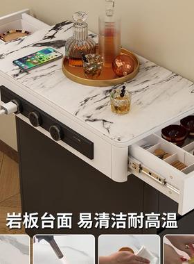 可移动单独柜岛台2025新款现代简小户窄型极导台中导约台餐VEW边