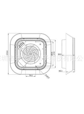 R190APA23-HFULLT7ECHC59587A230V5/72FW屋顶散热风扇