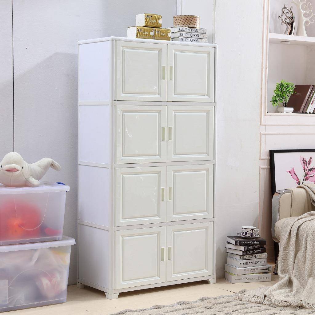 0宽8LS800铝合金层开门式收纳柜儿童多组装储物纳收柜玩具储物柜