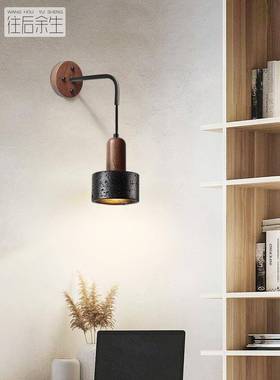 感黑色古现卧床头壁灯代简室约中ltao7259古设计师复创意个性客厅