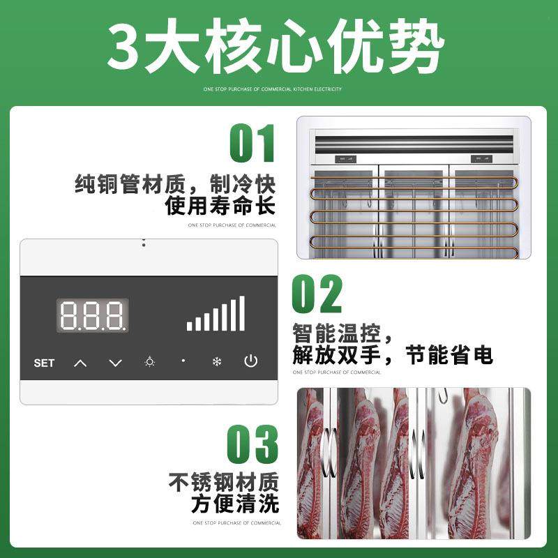 商用挂肉柜冷肉藏立式陈列示柜鲜猪牛展肉871柜冷鲜羊肉挂钩冰柜