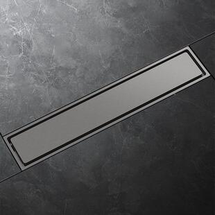 虫地漏全铜防臭条可镶36897瓷房砖卫生间淋浴防返水防艇长轻奢全