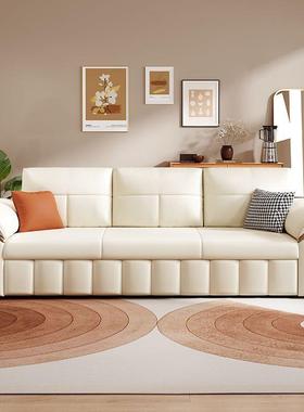 新款实木沙发变床缩客厅式坐伸卧两用MX11332可折叠懒储物直人排