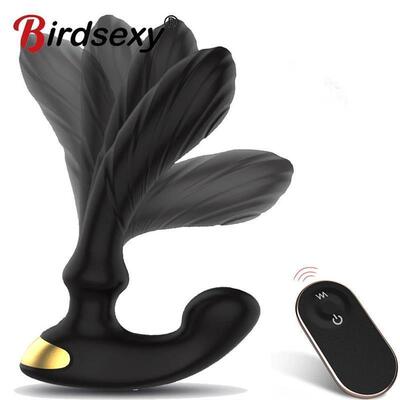 Thumping Male Prostate Massager Anal Butt Plug Vibrators for