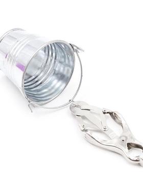 Sexy Nipple Clamps with Collar for Couples BDSM Chain Labia