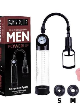Penis Vacuum Pump with Manometer Tooys for Man Real Masturba