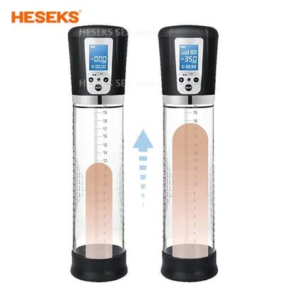 HESEKS Electric Penis Pump Male Masturbator Vacuum Pump Exte