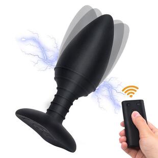 Stopper Mas Anal Shock Plug Vibrator Butt Electric Toys