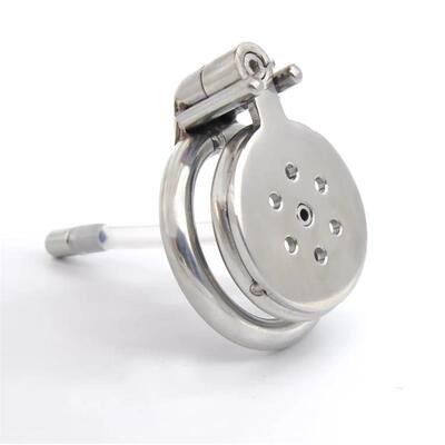 Stainless Steel Male Cock Penis Trumpet Cage Chastity Device