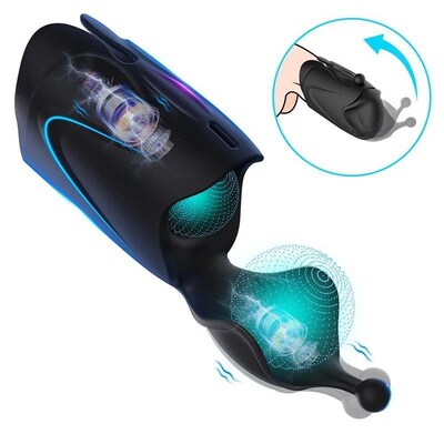 Penis Sleeve Vibrator Male Masturbator  Electric Shock Ghost