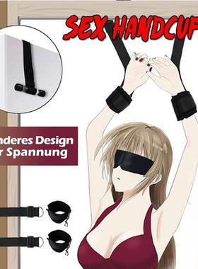 Shackles On The Door Chastity Lock Handcuffs Flirting Fetish