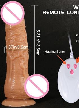Thrusting Realistic Dildo Tescopic Vibrator Sex Toys For W