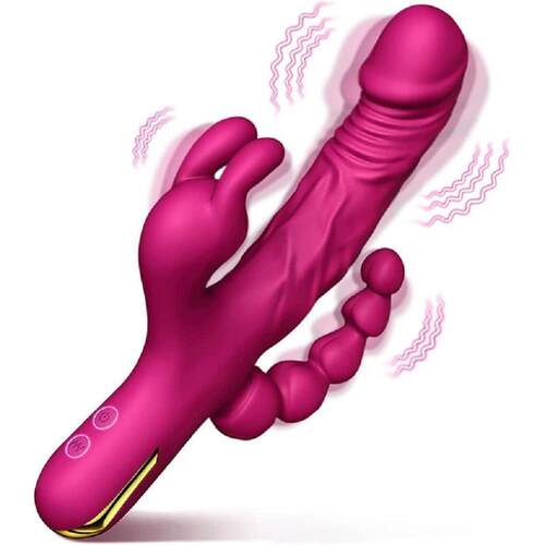 G-Spot Massager Dildo Rabbit Vibrator Clitoris Sex for Women